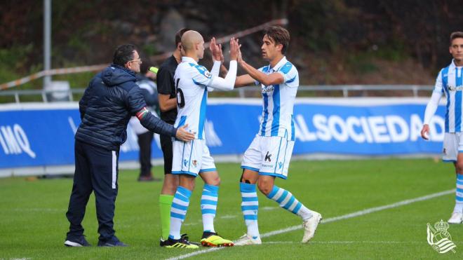 Jon Guridi regresó a un terreno de juego (FOTO: Real Sociedad)