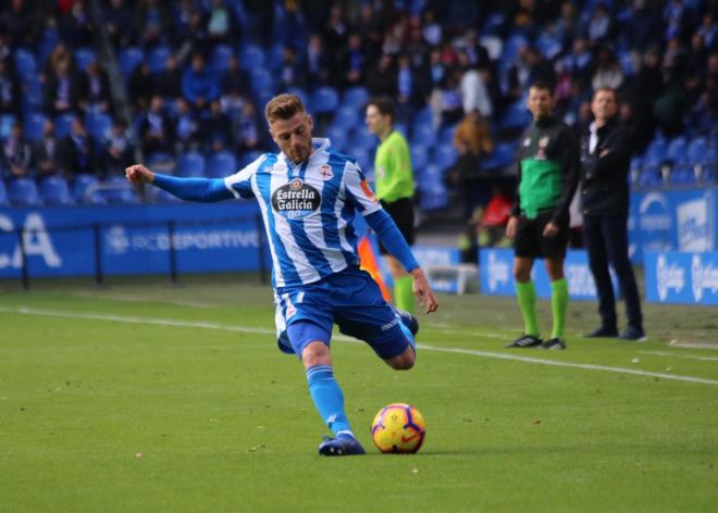 Diego Caballo, en el Deportivo-Reus (Foto: Iris Miquel).