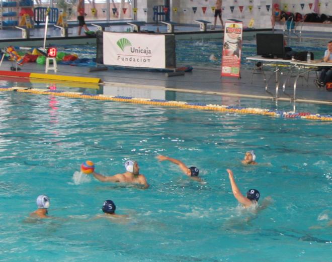 Imagen de un partido del Waterpolo Málaga.