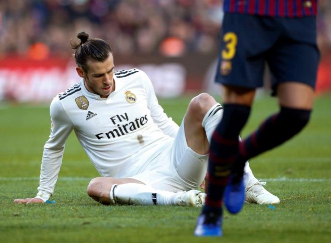 Gareth Bale, durante el Real Madrid-Barcelona.