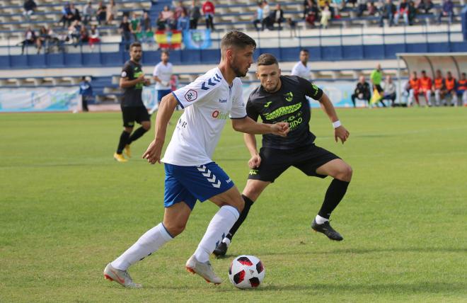 José Ramón, durante el partido.