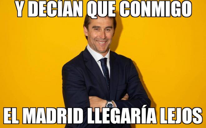 Meme de Lopetegui del Clásico.