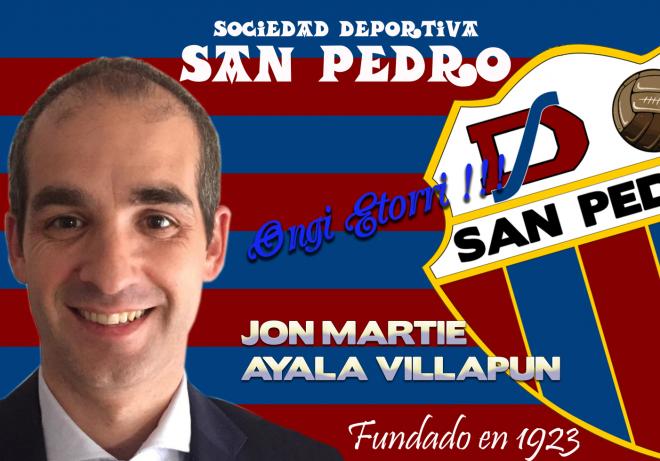 Jon Martie Ayala es el nuevo entrenador del San Pedro.