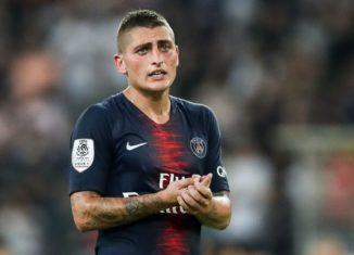 Marco Verratti, durante un partido con el PSG.