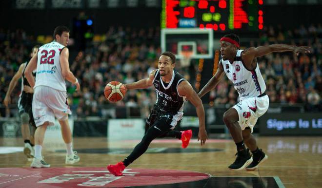 Jaylon Brown, con 17 puntos, fue uno de los destacados por parte de Bilbao Basket
