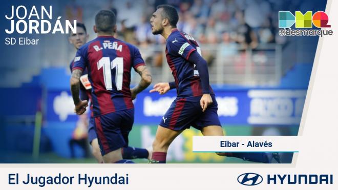 Jordan, jugador Hyundai del partido.