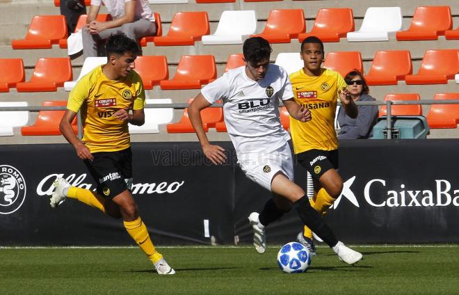 Valencia-Young Boys en la Youth League (Foto: Valencia CF).