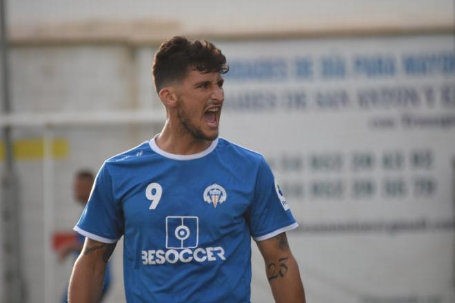 Pepe Capitán, máximo goleador de El Palo con ocho dianas (Foto: Adrián Becerra / BeSoccer).