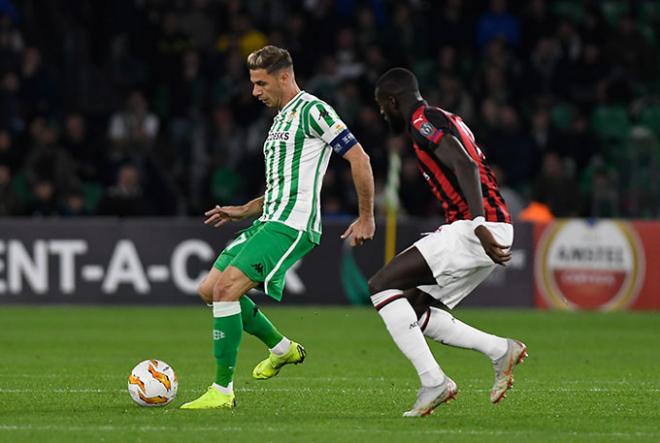 Joaquín, en el partido ante el Milan (Foto: Kiko Hurtado).