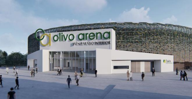 Maqueta del Olivo Arena.