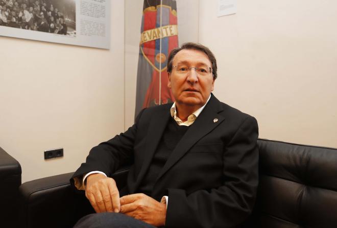 Vicente Furió, presidente de la Fundación del Levante, en una entrevista con ElDesmarque.