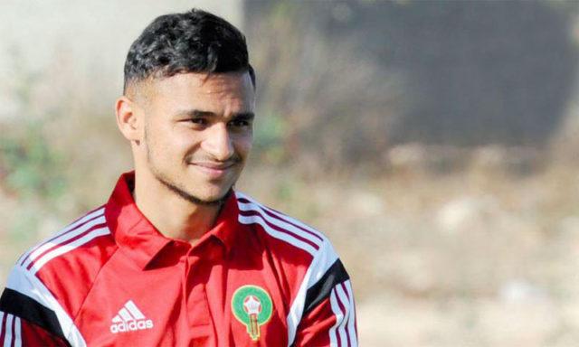 Boufal, durante una concentración con Marruecos (Foto: MWN).