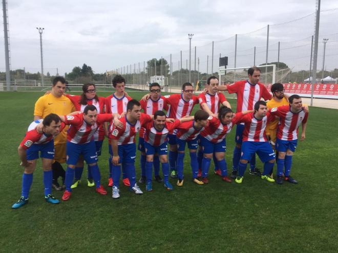 Equipo del Sporting de LaLiga Genuine Santander (Foto: Sporting).