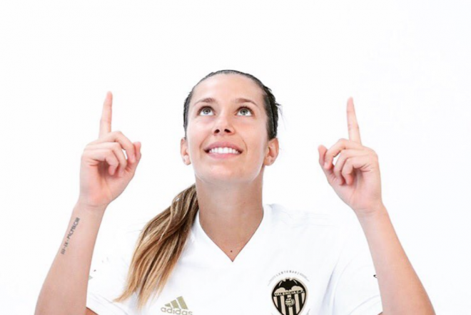 Andrea Esteban, jugadora del Valencia Femenino.
