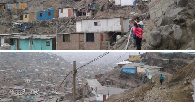Cerros del distrito de Comas, en Lima.