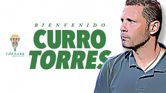 Curro Torres, nuevo entrenador del Córdoba.