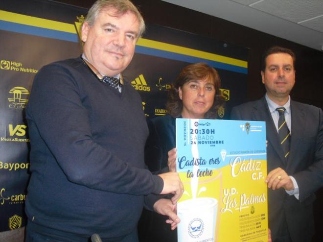 Imagen del acto de presentación (Foto: Cádiz CF).