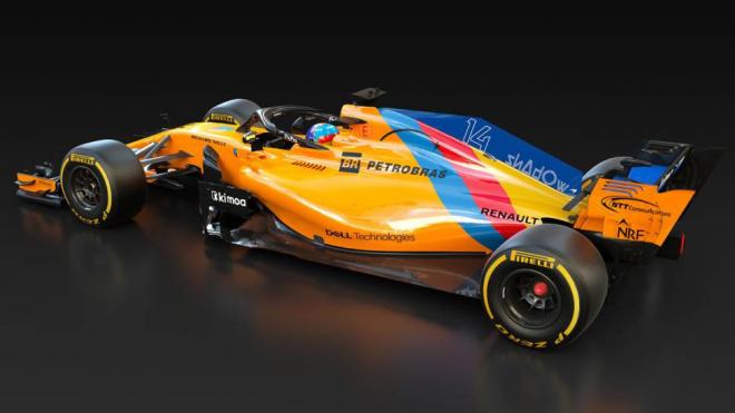 El coche personalizado para la última carrera de Alonso