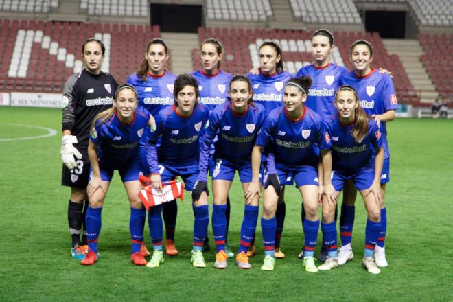 El Athletic Femenino presentó en Las Gaunas un once con algunos cambios (Foto: Athletic Club).
