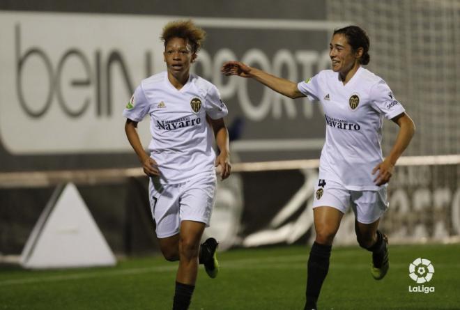 Valencia CF Femenino celebra un gol. (Foto: Valencia CF)