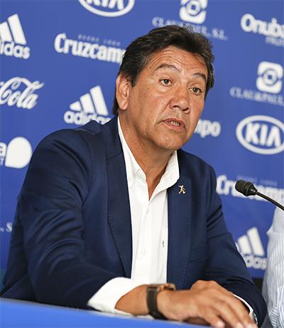 Manuel Zambrano, presidente del Recreativo de Huelva. (@recreoficial)