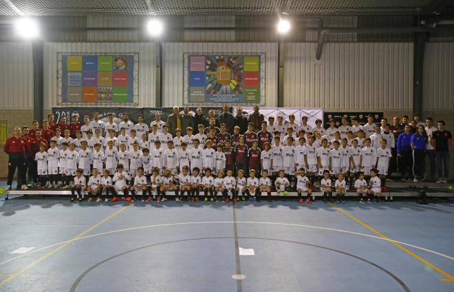 Presentación de la Academia de Fútbol Sala. (Foto: Valencia CF)