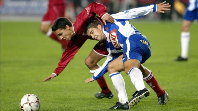 Jesús Navas, en su debut en Montjuic (Foto: SFC).