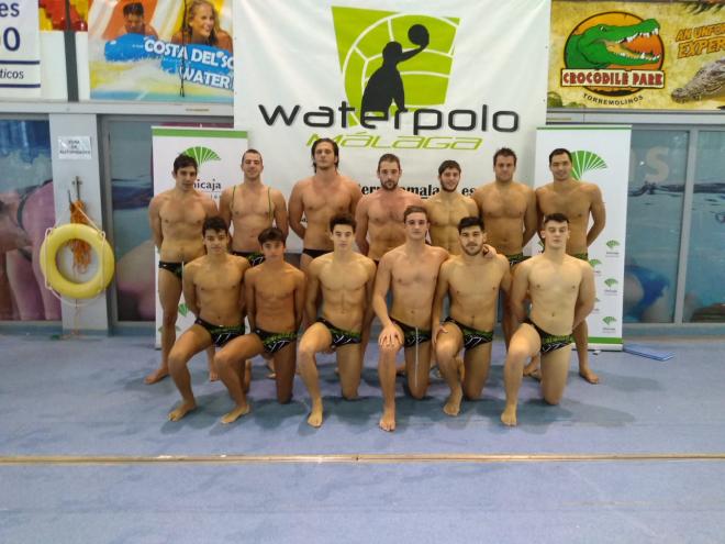 El Club Waterpolo Málaga, en una imagen de archivo.