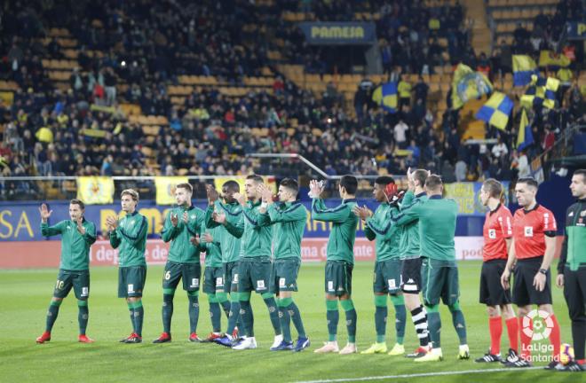 XI del Betis ante el Villarreal (Foto: LaLiga).