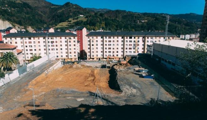 Obras en el estadio de Ipurua (Foto: Eibar)