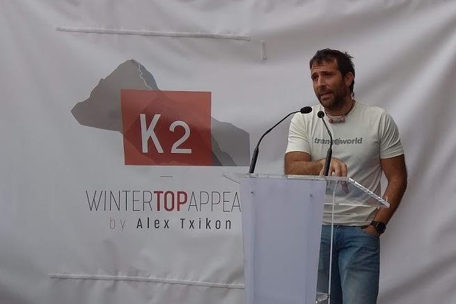 Alex Txikon ha presentado su nuevo reto en Bilbao (Foto: EDB).