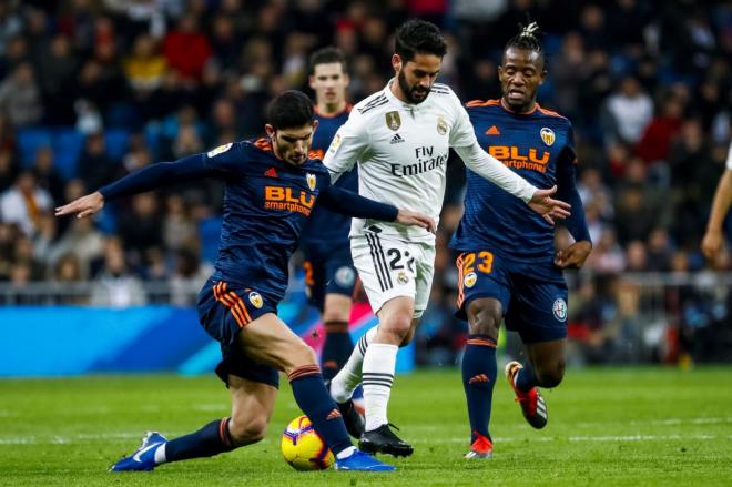 Guedes Real Madrid-Valencia. (Foto: EFE)