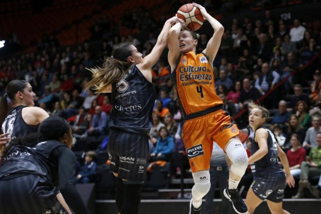 El Valencia Basket Femenino ganó en casa. (Foto: Valencia Basket)