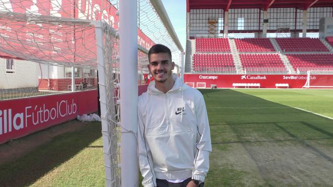 André Silva, en la ciudad deportiva.