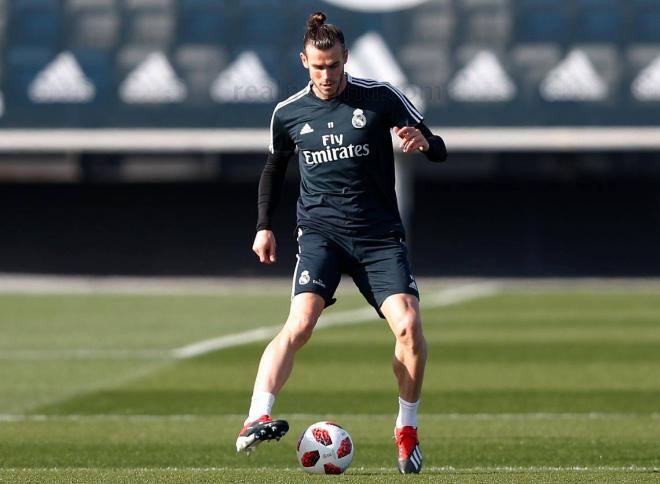 Bale, durante la última sesión (Foto: RMCF).