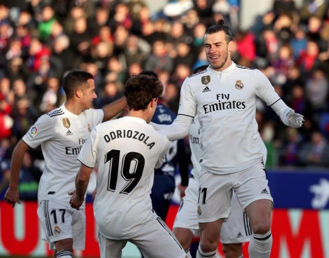 Bale, celebrando el gol (Foto: EFE).