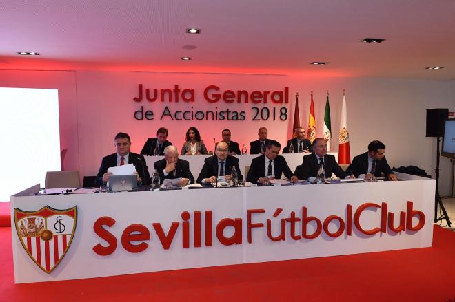 El consejo de administración del Sevilla FC.