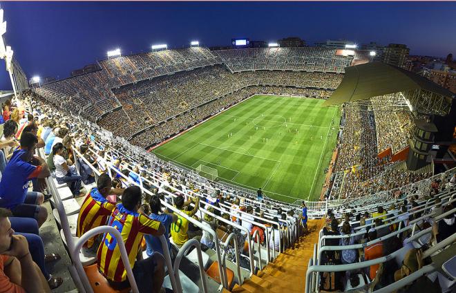 Estadio de Mestalla lleno. (Foto: Valencia CF)