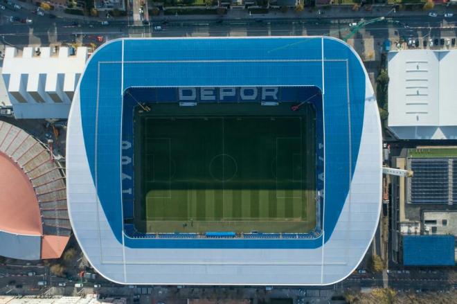 Estadio de Riazor (Foto: Concello de A Coruña).