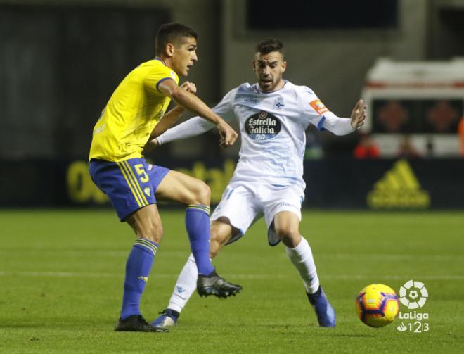 Garrido, siempre destacado en el Cádiz (Foto: LaLiga).