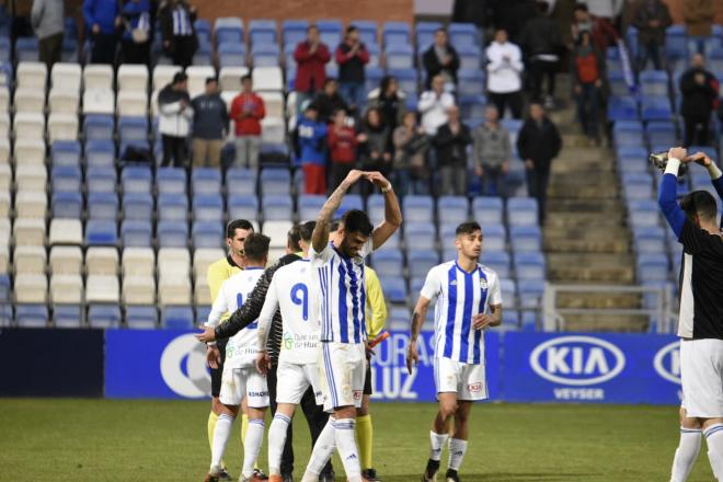 Final del partido en Huelva. (Clara Verdier)