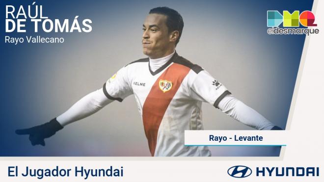 De Tomás, jugador Hyundai del Rayo-Levante.
