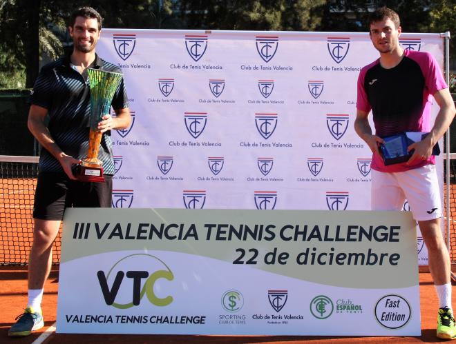 Pablo Andújar, ganador del Valencia Tennis Challenge