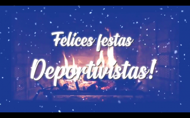 Un momento del vídeo de felicitación de Navidad del Dépor (Foto: RCD).