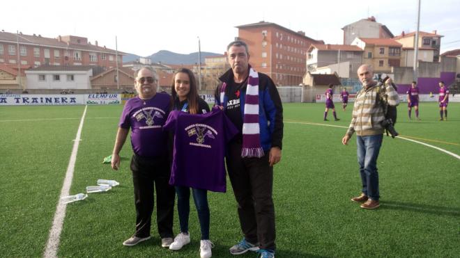 Nerea Nevado, campeona del mundo sub 17, fue homenajeada en San Jorge