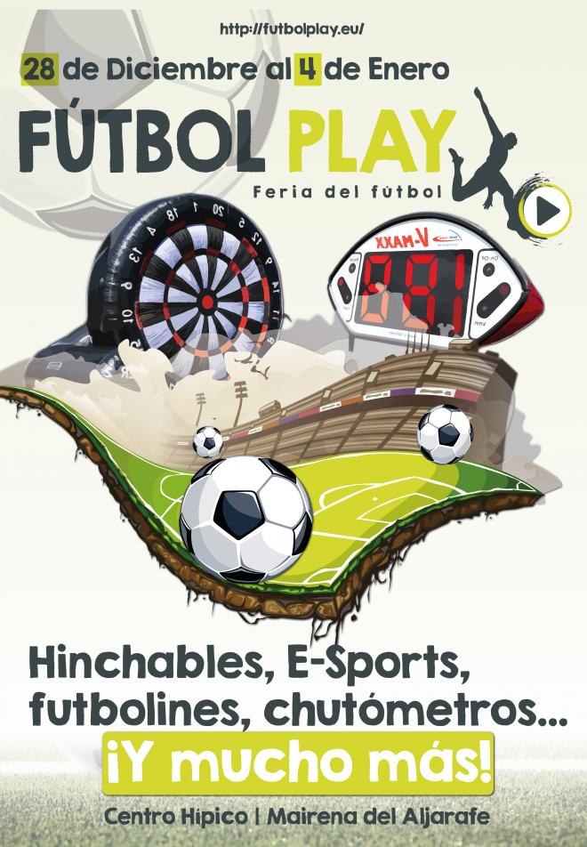 El cartel del Fútbol Play.