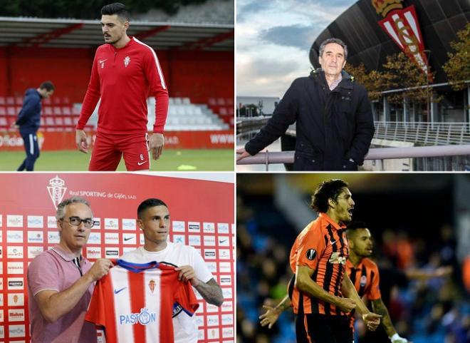 Los protagonistas de las noticias más leídas en ElDesmarque Sporting en 2018.