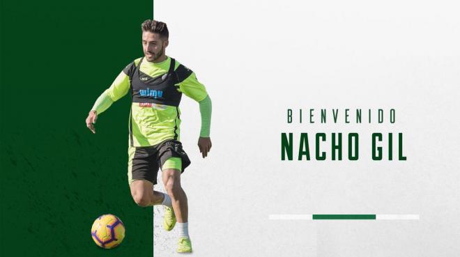 Nacho Gil jugó cedido en el Elche