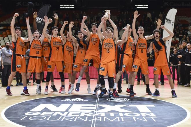 Valencia Basket, campeón del primer EB Adidas Next Generation Tournament Valencia