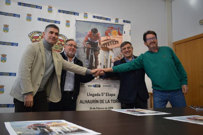 Imagen de la presentación de la última etapa de la Vuelta a Andalucía 2019.